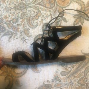 Sam Edelman lace up gladiator sandals size 10